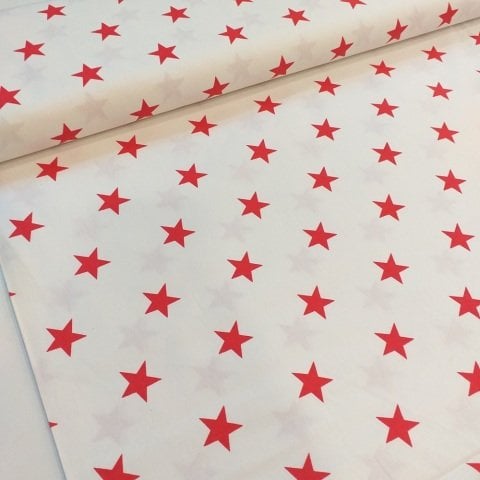 Yıldız Poplin Kumaş (Cotton Poplin-Stars)