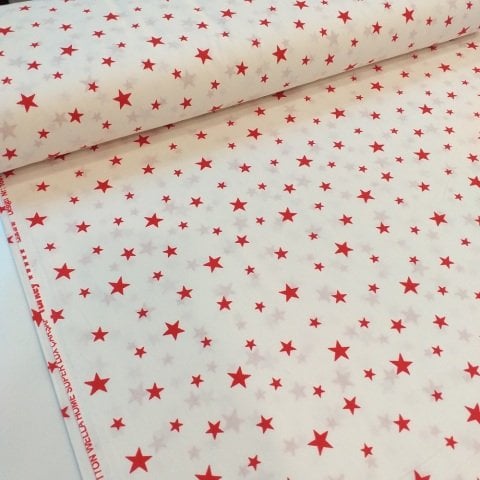 Yıldız Poplin Kumaş (Cotton Poplin-Stars)