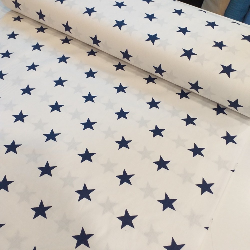 Yıldız Poplin Kumaş (Cotton Poplin-Stars)