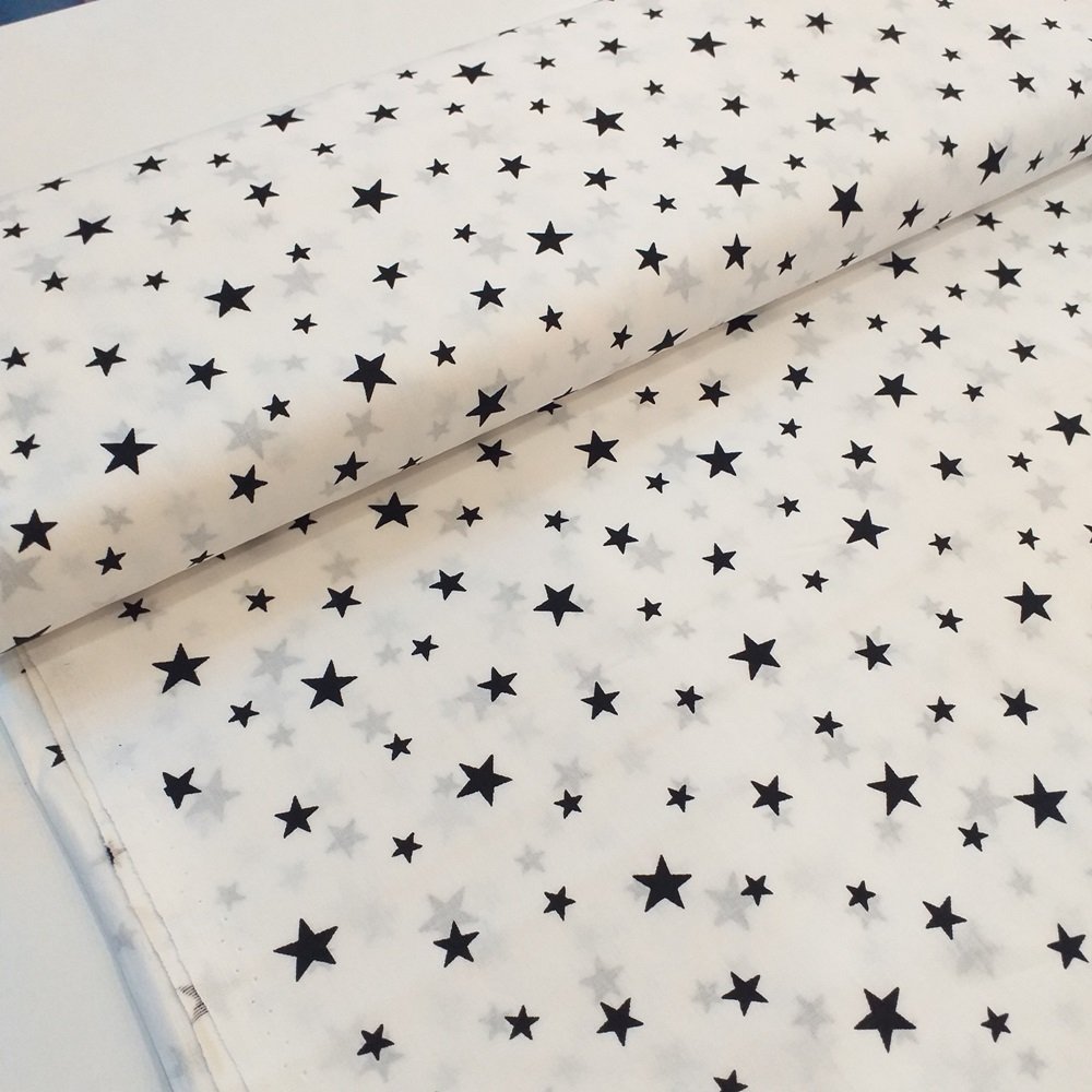 Yıldız Poplin Kumaş (Cotton Poplin-Stars)