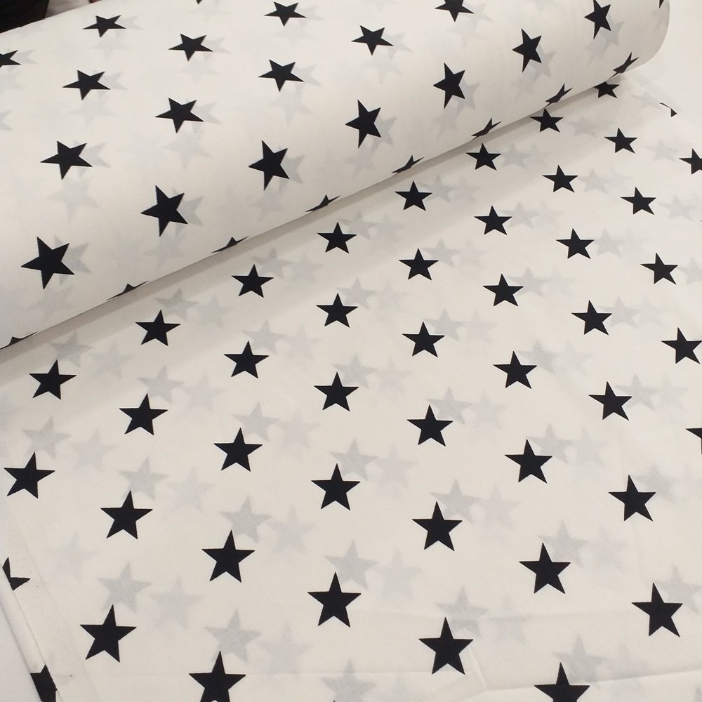 Yıldız Poplin Kumaş (Cotton Poplin-Stars)