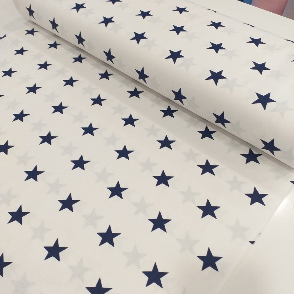 Yıldız Poplin Kumaş (Cotton Poplin-Stars)