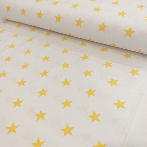 Yıldız Poplin Kumaş (Cotton Poplin-Stars)