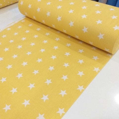 Yıldız Poplin Kumaş (Cotton Poplin-Stars)