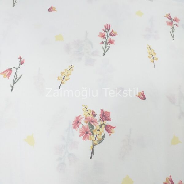 Lale Desen Poplin Kumaş