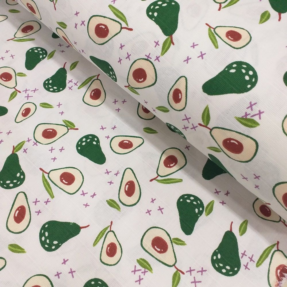 Avokado Müslin Bezi Kumaşı