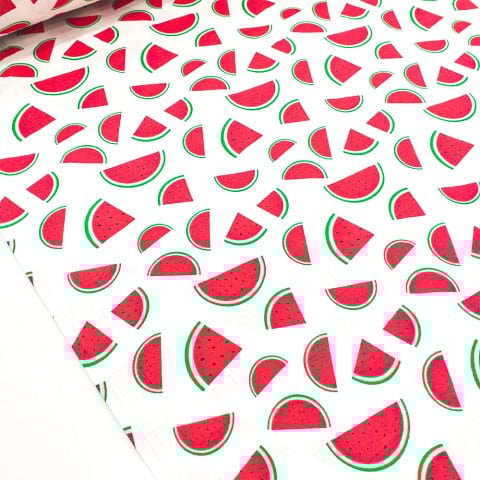 Karpuz Desenli Müslin Bezi