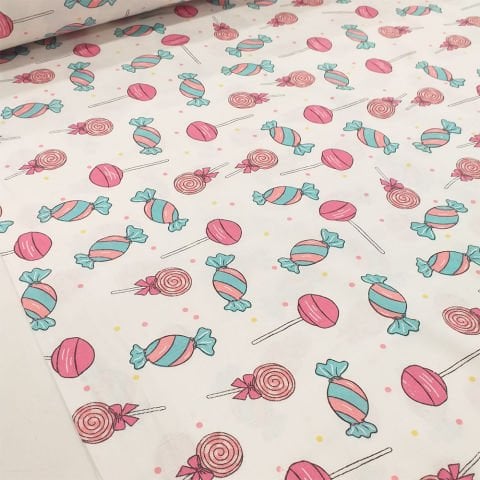 Şeker Desenli Müslin Bezi