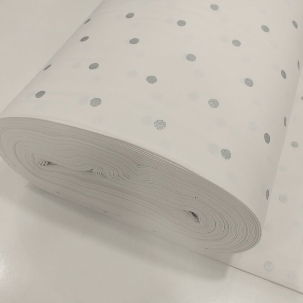 Puantiye Desenli Poplin Kumaş