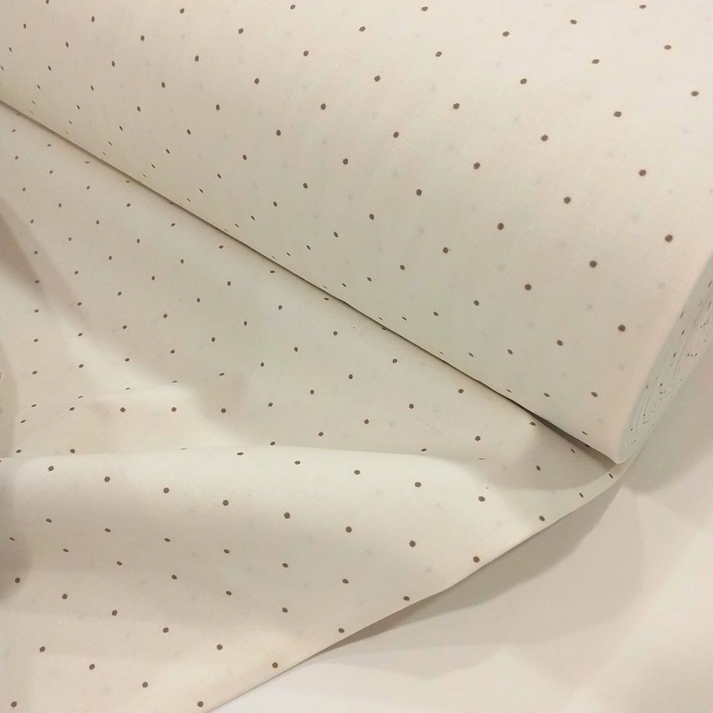 Küçük Puantiye Poplin Kumaş