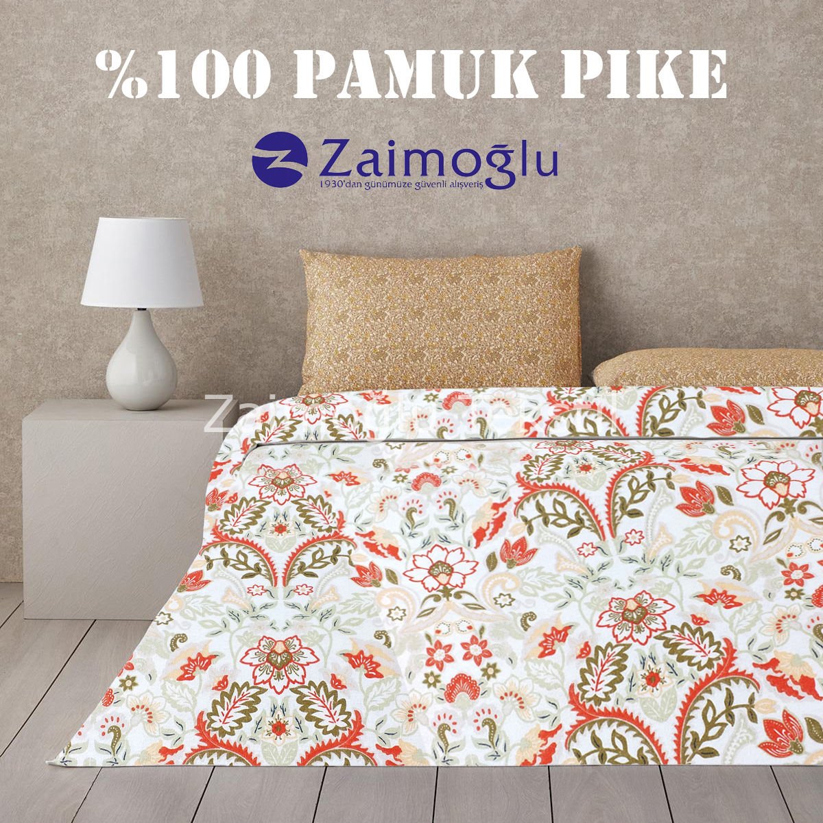 Pamuklu Pike Çift Kişilik