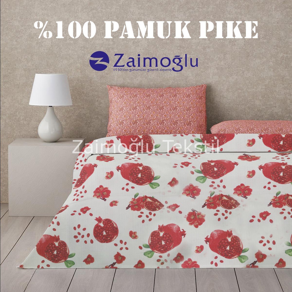 Pamuklu Pike Çift Kişilik