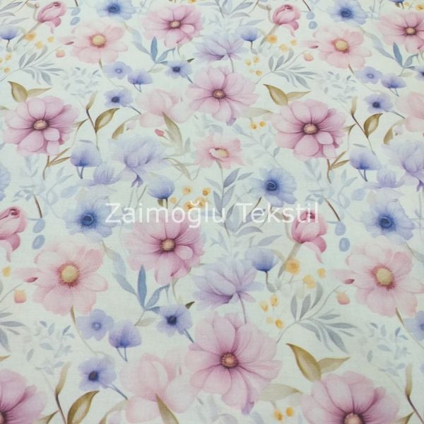 Dijital 3D Pigment Poplin Kumaş