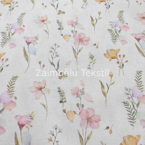 Dijital 3D Pigment Poplin Kumaş