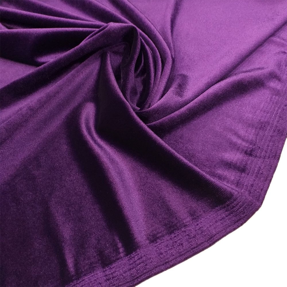 Likralı İpek Kadife Kumaş