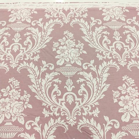 Damask Desenli Poplin Kumaş