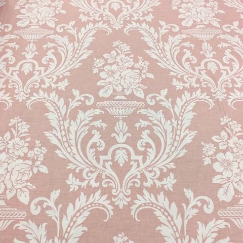 Damask Desenli Poplin Kumaş
