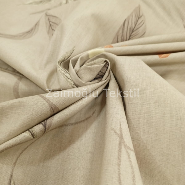 Çiçek Desen Poplin Kumaş