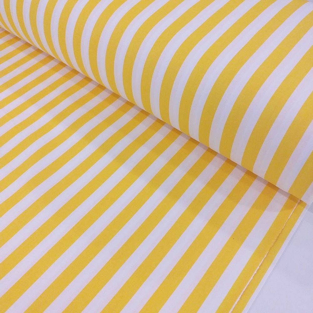 Çizgili Desenli Poplin Kumaş