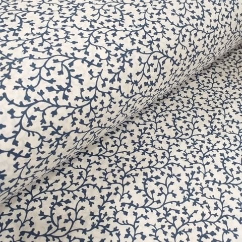 Sarmaşık Desen Poplin Kumaş