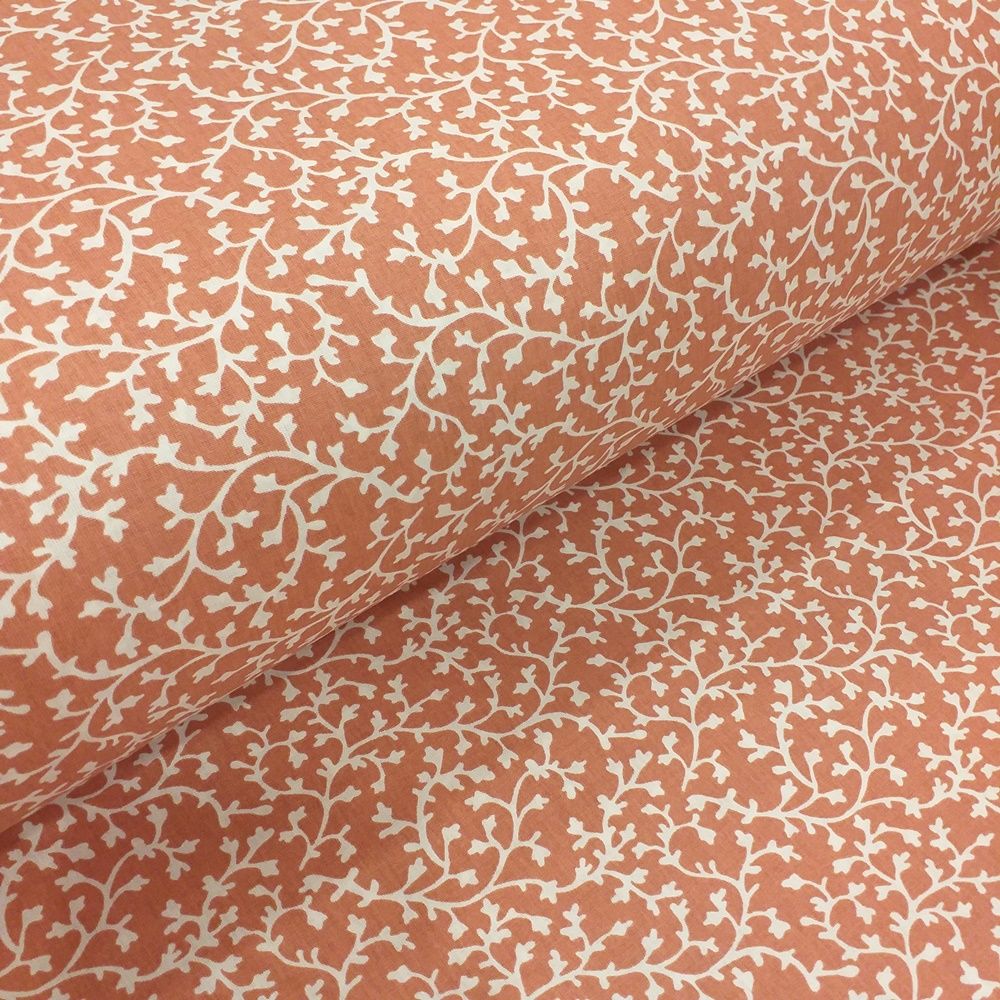 Sarmaşık Desen Poplin Kumaş