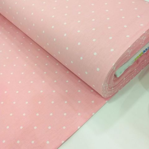 Puantiye Desen Poplin Kumaş
