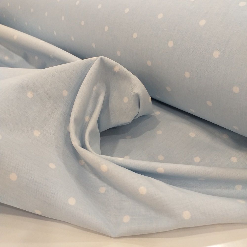 Puantiye Desen Poplin Kumaş