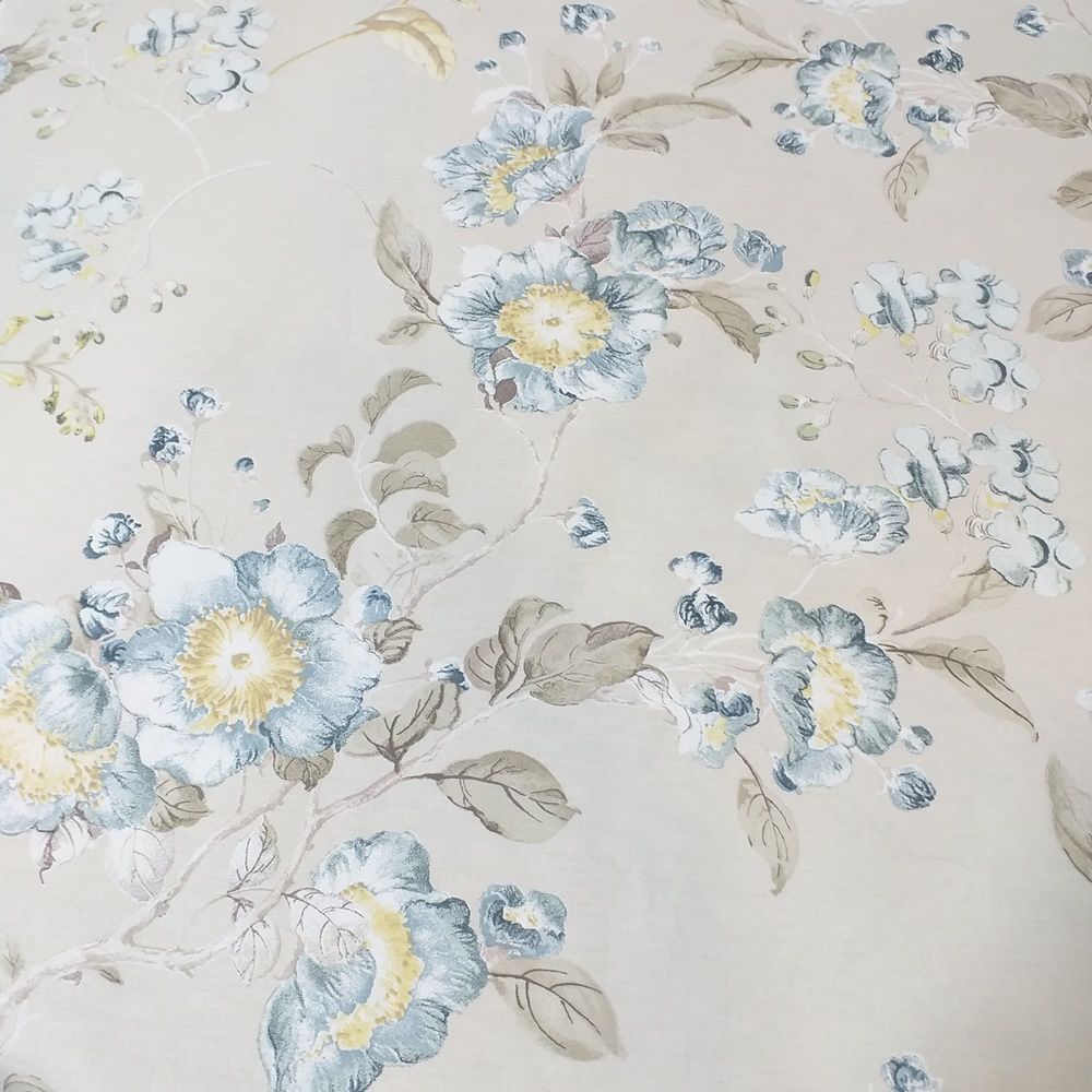 Çiçek Desen Poplin Kumaş