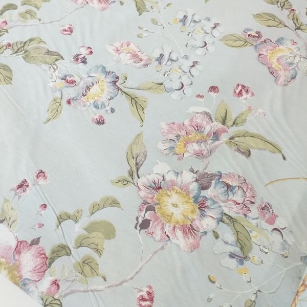 Çiçek Desen Poplin Kumaş
