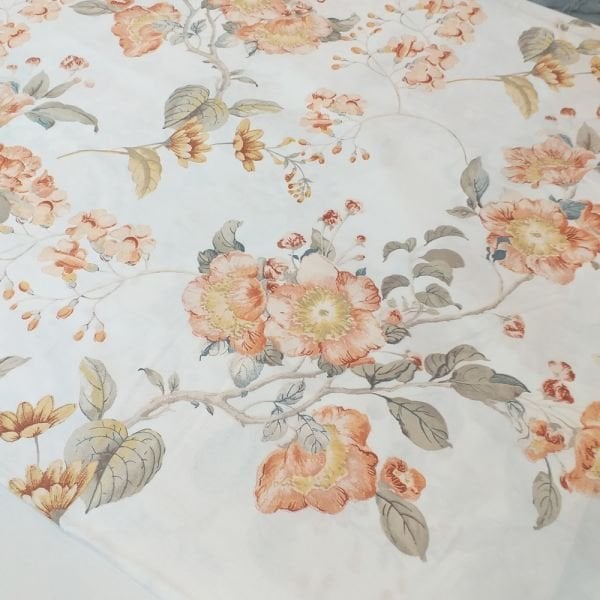 Çiçek Desen Poplin Kumaş