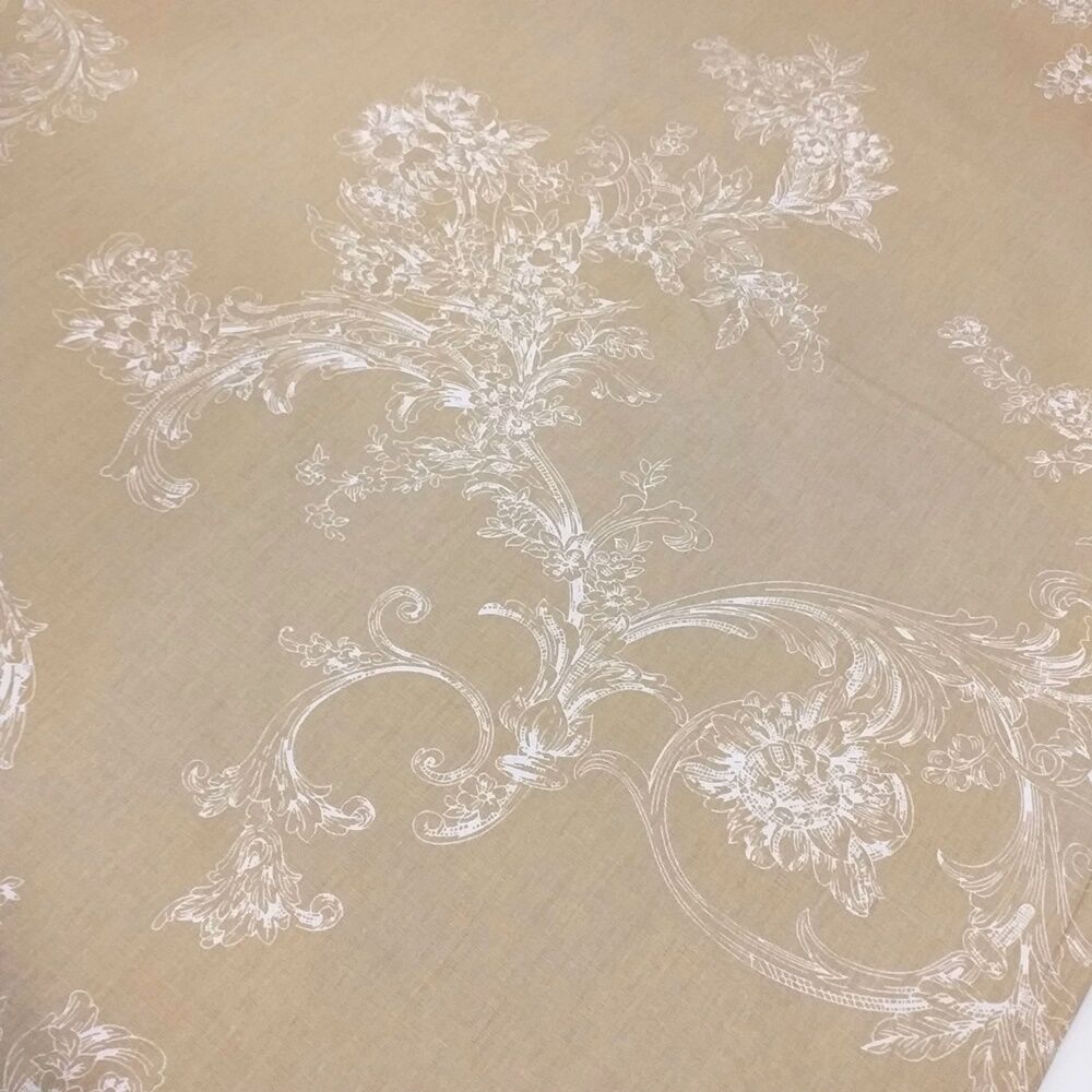 Damask Desenli Poplin Kumaş
