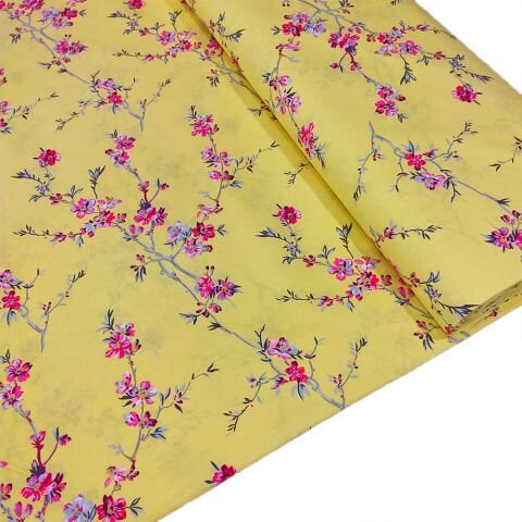 Çıtır Çiçek Desenli Poplin Kumaş