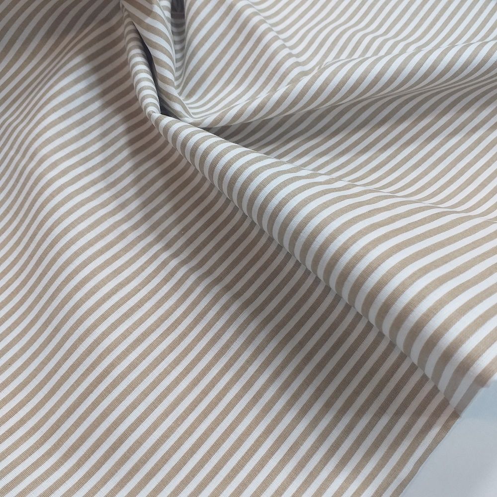 Çizgili Poplin Kumaş