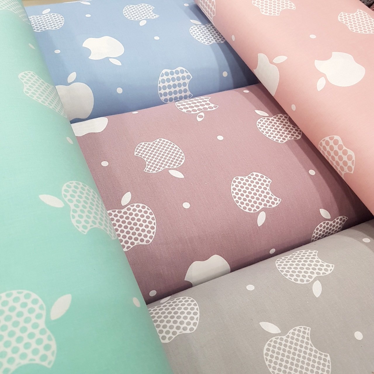 240 cm. Apple Desenli