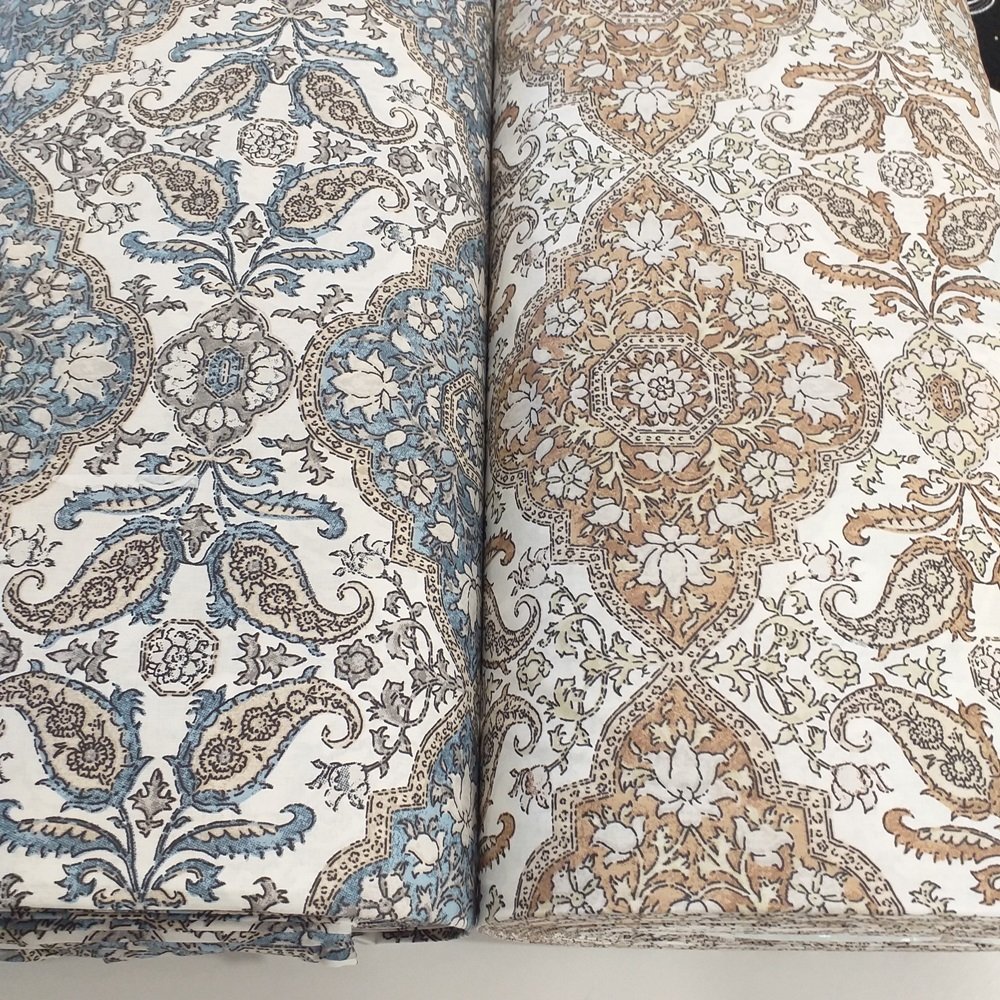Kilim Desen Poplin Kumaş