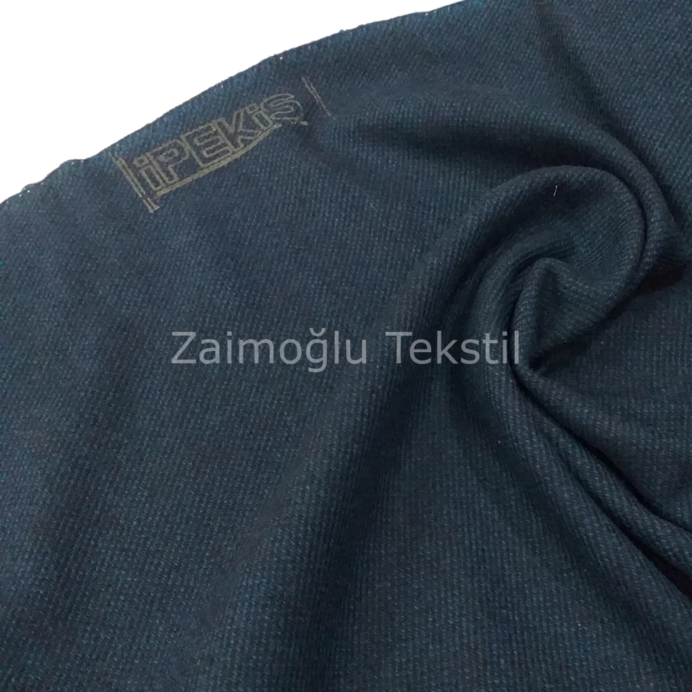 İpekiş Yünlü Kumaş - Pik Pik Mavi