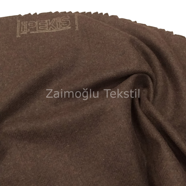 İpekiş Yünlü Kumaş - Kahve