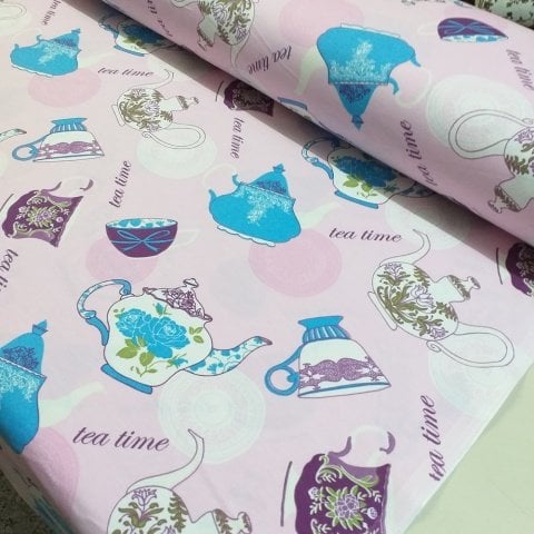 Permier Kitchen Desen Duck Keten kumaşı