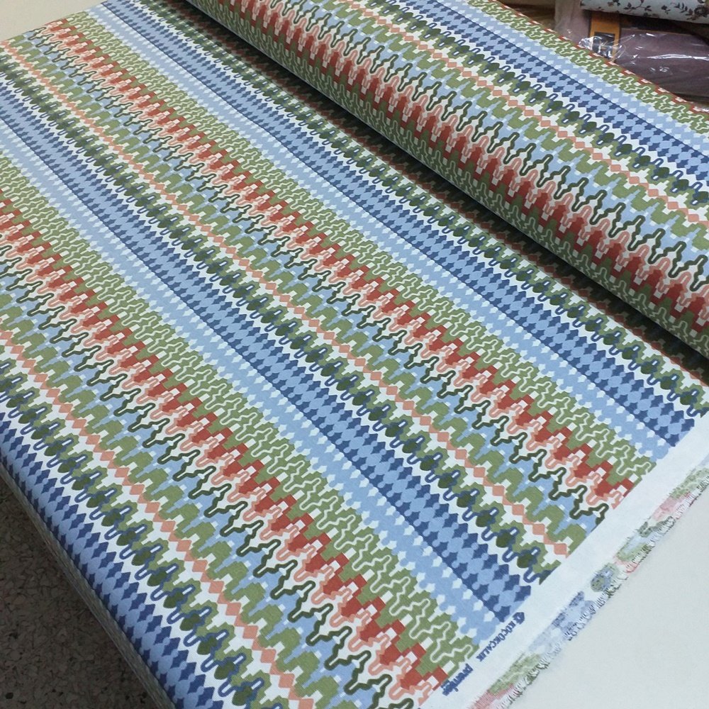 Permier Kilim Desen Duck Keten kumaşı