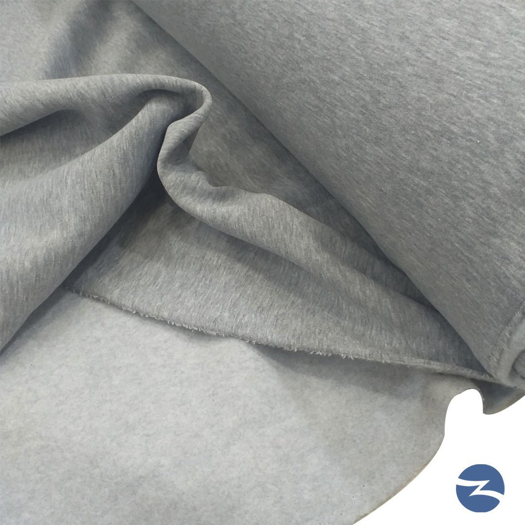 Üç İplik Şardonlu Penye Kumaş Gri