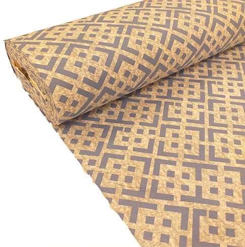 Geometrik Desen Poplin Kumaş
