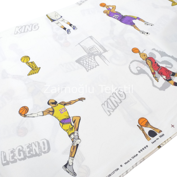 NBA King Poplin Kumaş