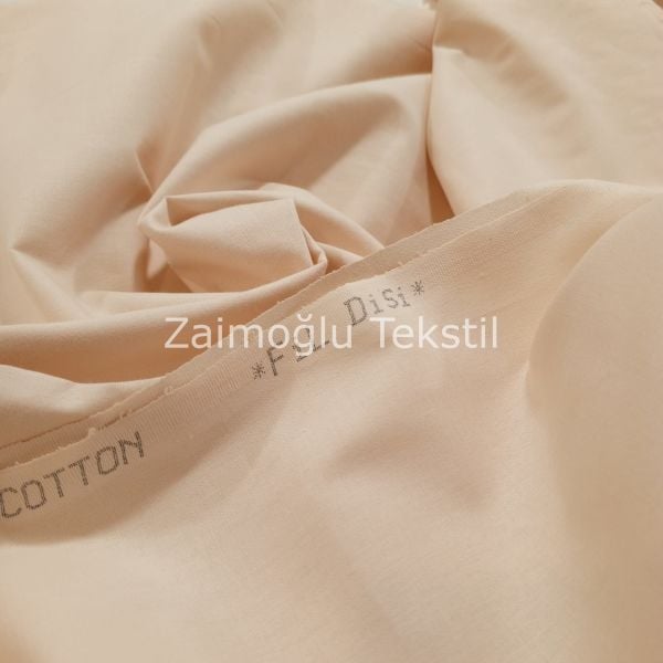 Düz Akfil Poplin Kumaş