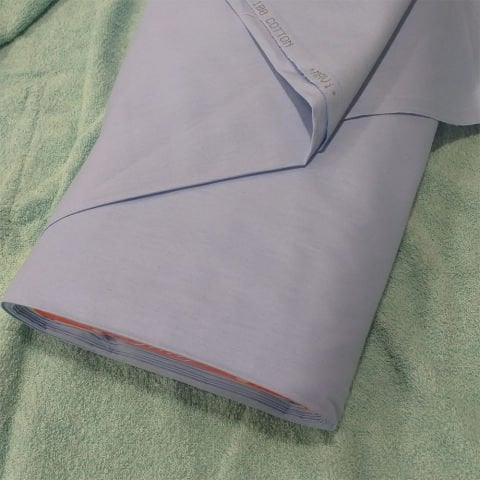 Düz Akfil Poplin Kumaş