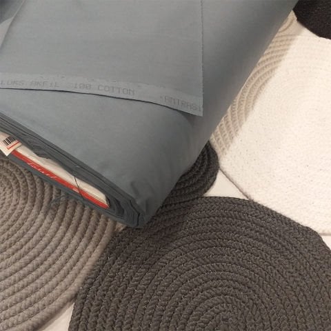 Düz Akfil Poplin Kumaş