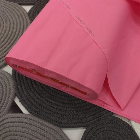 Düz Akfil Poplin Kumaş