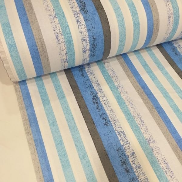 Çizgili Poplin Kumaş