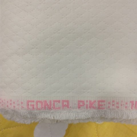 Lüks Pamuklu Kabartma Gonca Pike