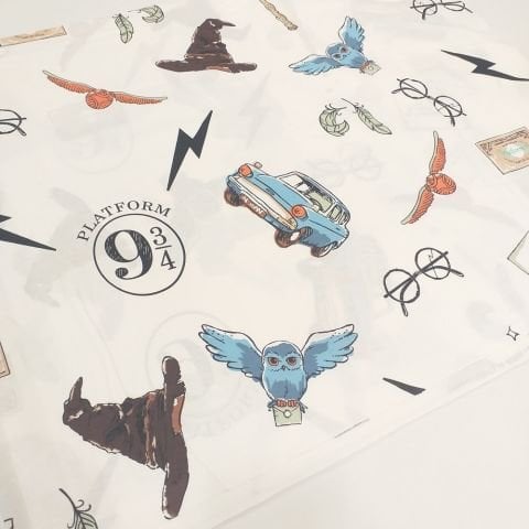 Harry Potter Desenli Poplin Kumaş