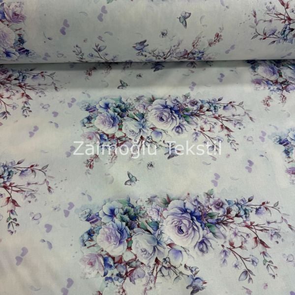 Dijital 3D Pigment Poplin Kumaş